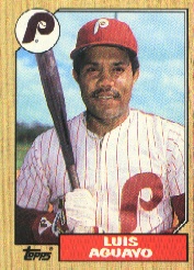 1987 Topps Baseball Cards      755     Luis Aguayo